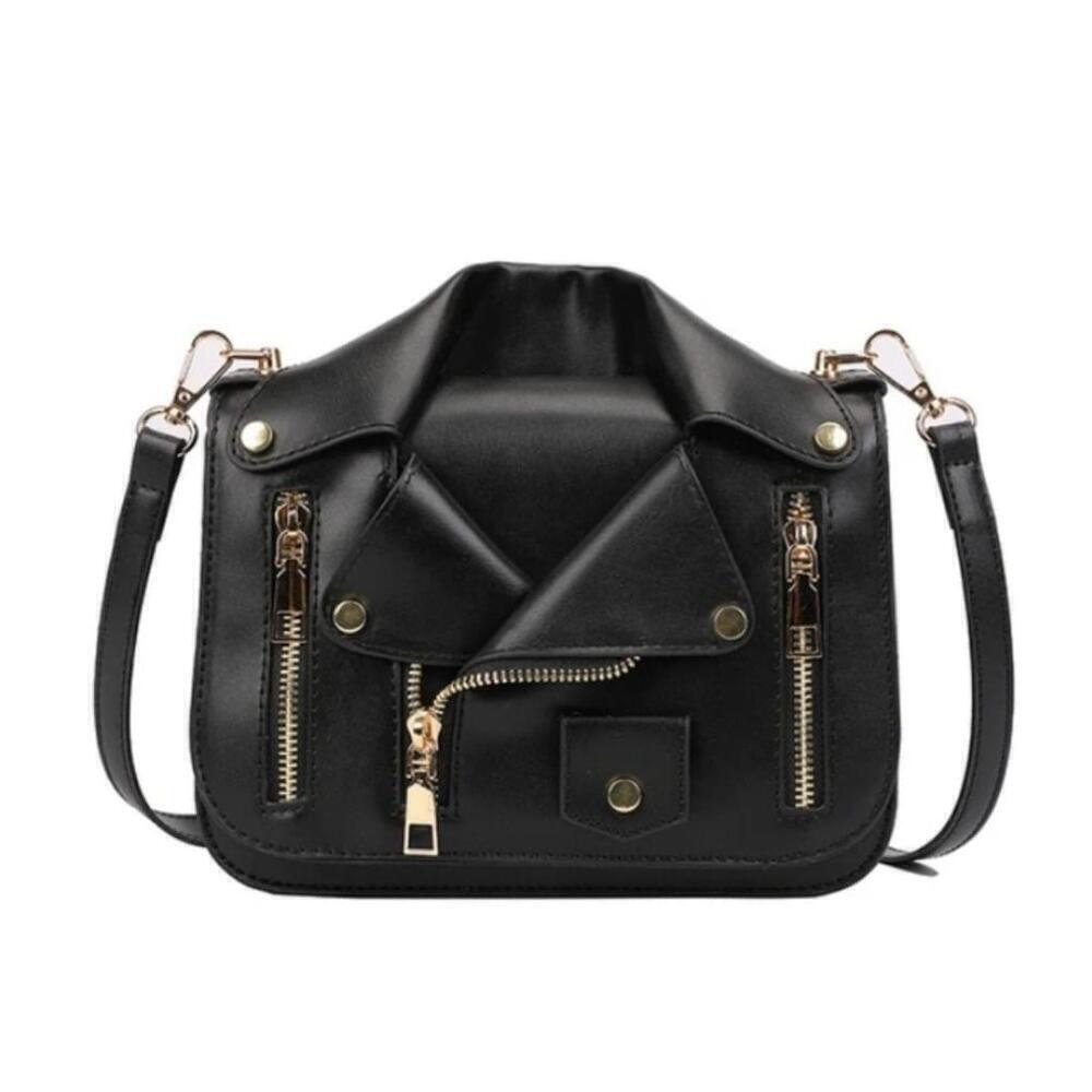 Jacket Shaped Handbag In Black